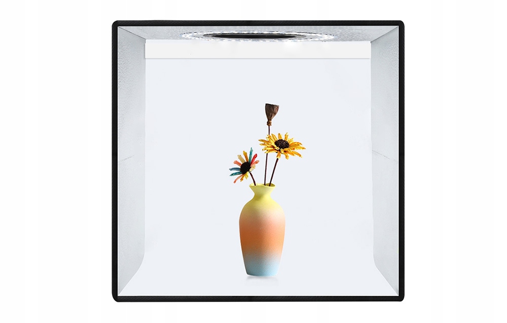 PULUZ NAMIOT BEZCIENIOWY 30 CM PANEL LED 24-26LM + TŁA PCV ZASŁONA TORBA Model PU5032B