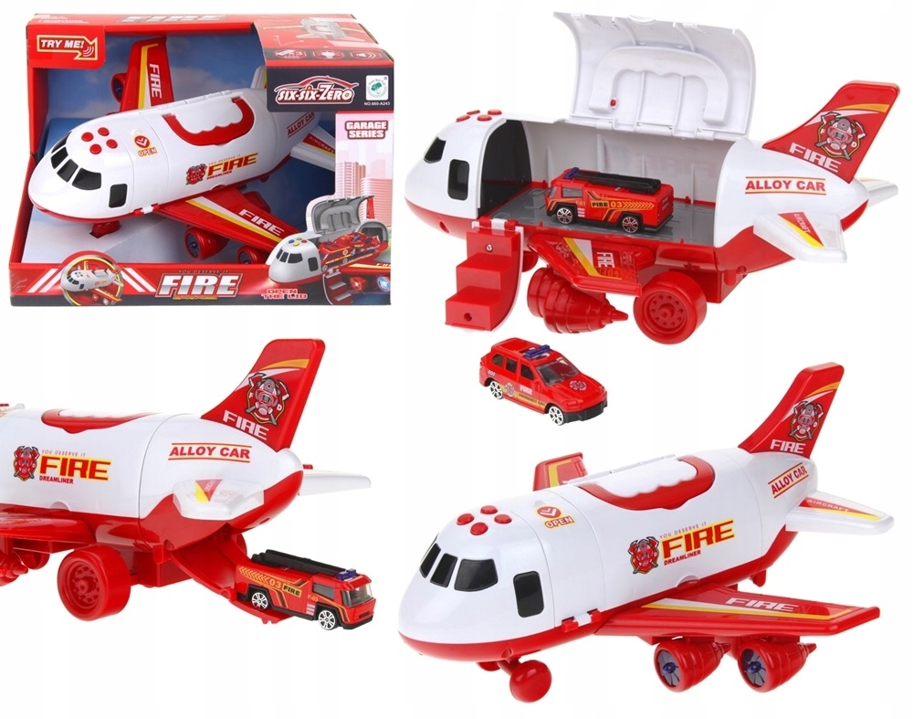 

Samolot z Napędem Straż Pożarna Dźwięki 2 Pojazdy