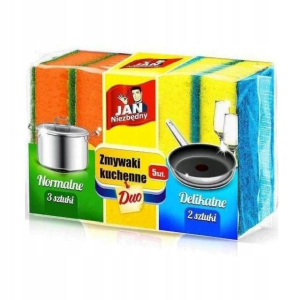 

Jan Niezbędny Zmywaki kuchenne Duo 5szt