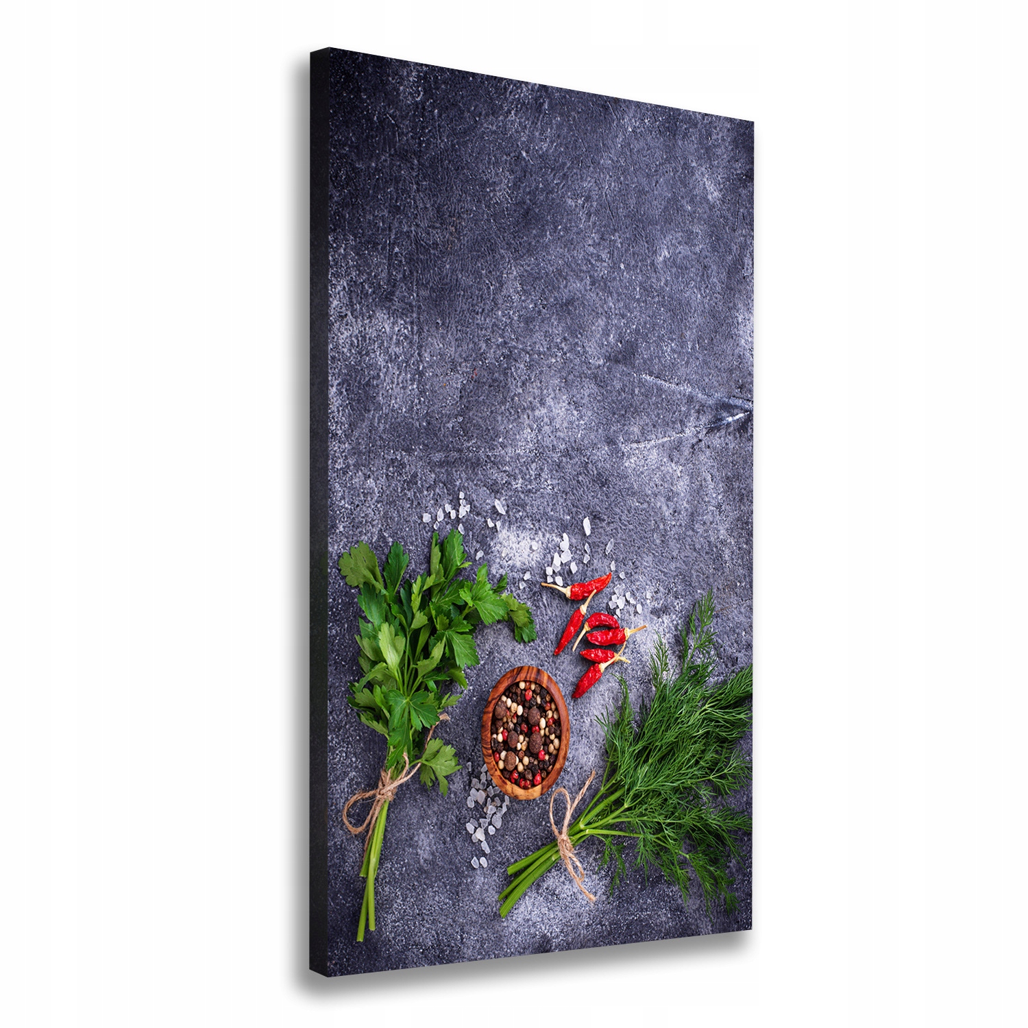 Fotoobraz obraz na plátně Bylinky a koření 60x120 cm