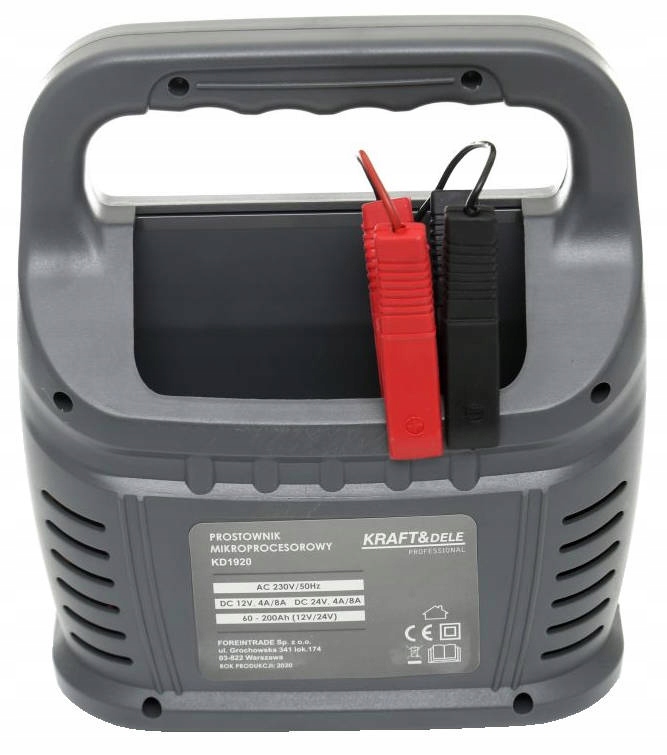 PROSTOWNIK MIKROPROCESOROWY 12V/24V 60-200Ah KD1920 Model KD1920