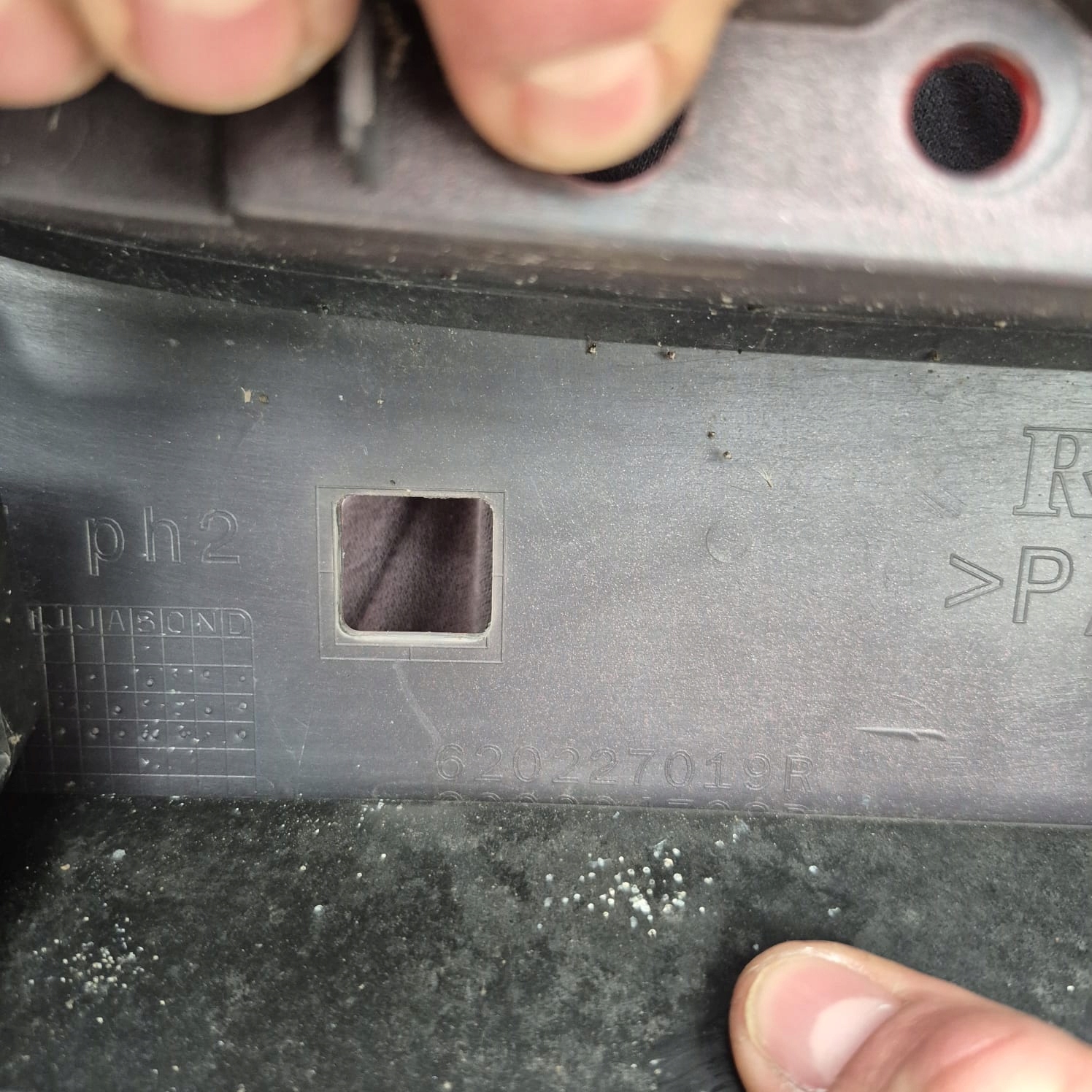 RENAULT CAPTUR and 1 LIFT 17-19 bumper front front 6XPDC