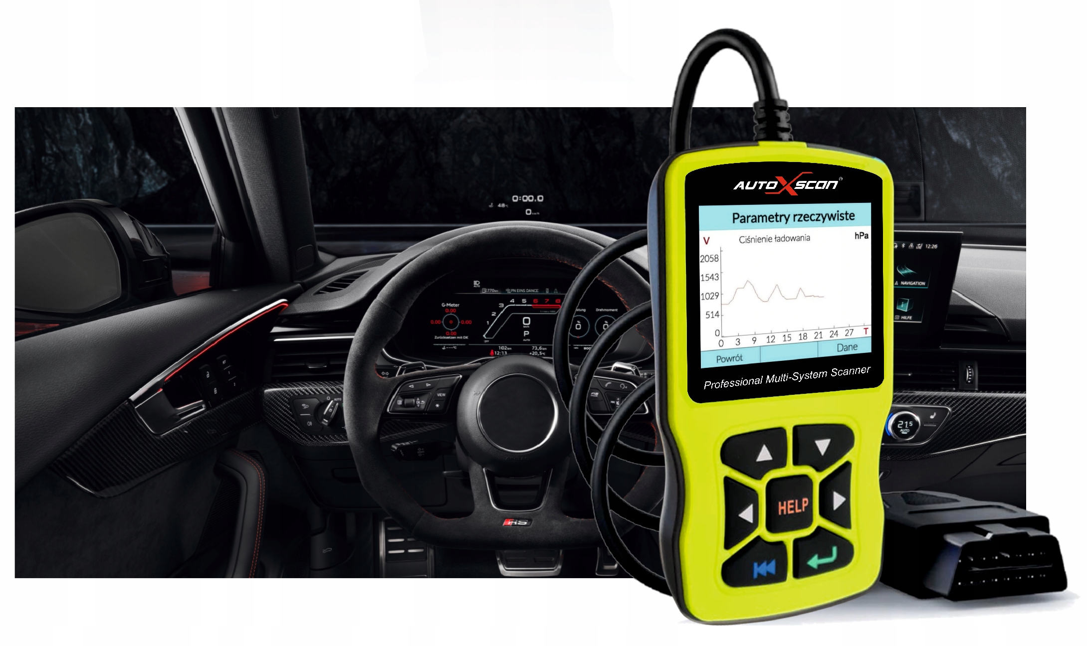 Tester OBD2 AUTOXSCAN RSPRO DLA BMW MINI PL SKANER BMW/MINI + OBD2 CAN RS60 Marka AutoXscan
