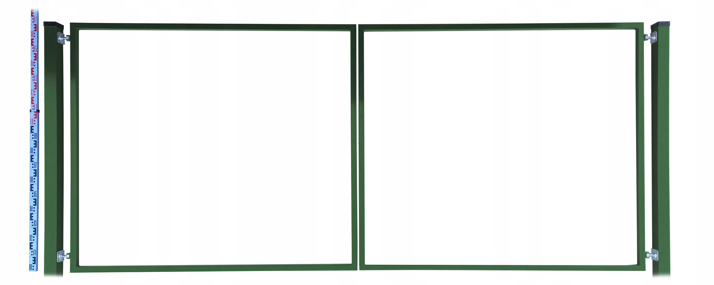 Brána Rama pro štafle a panely 170 cm Zelená RAL6005 Sloupky štafle