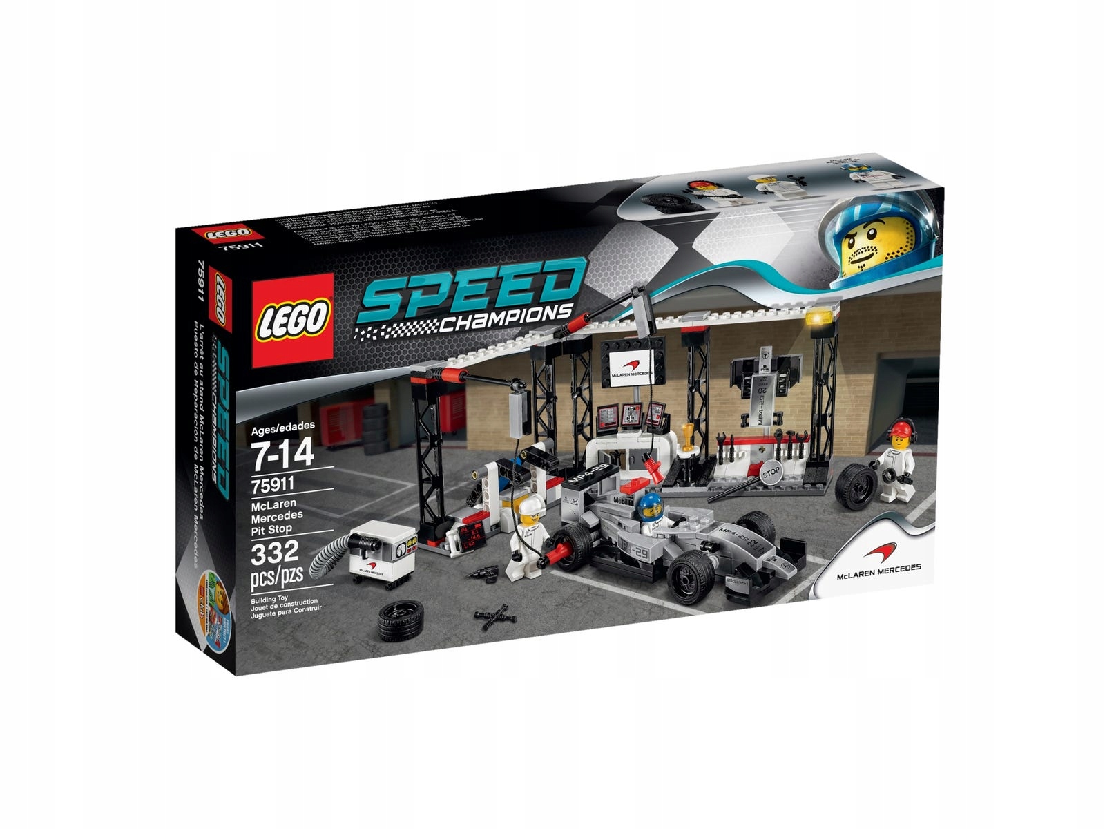 Lego Speed Champions 75911 Pit Stop McLaren Mercedes Nowe