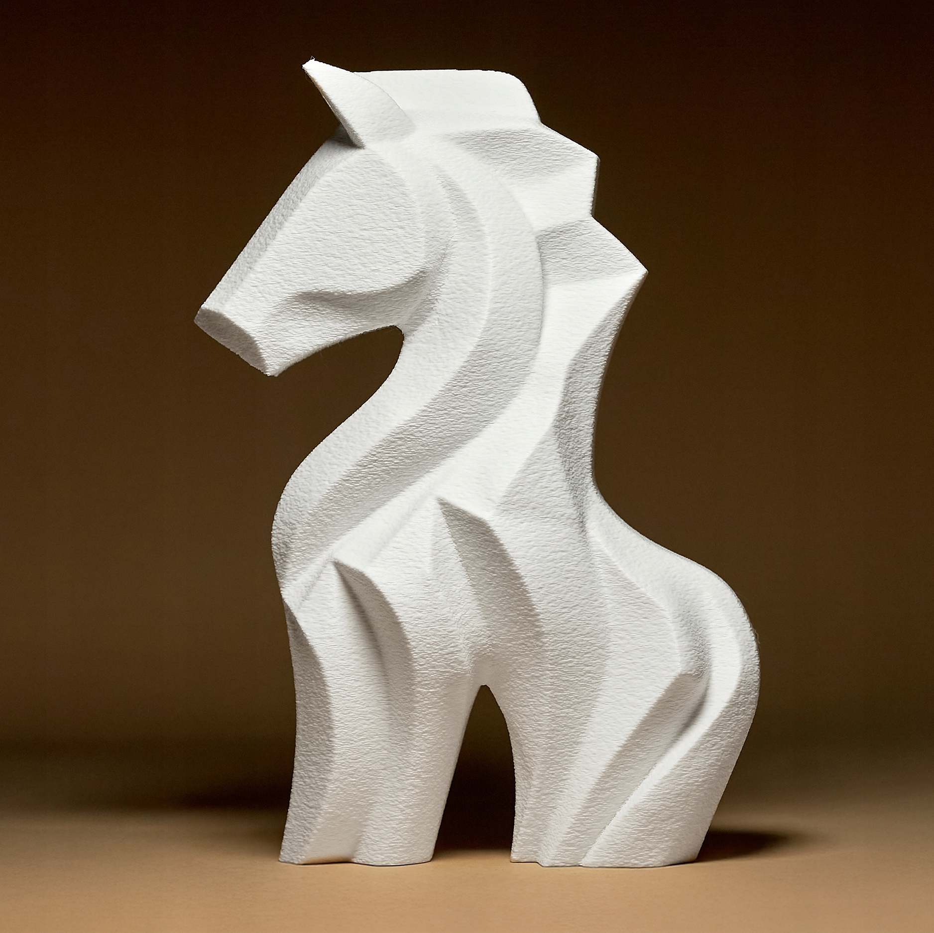 Kůň Poník Pony Geometrická figurka Soška Dárek 3D tisk 25 cm