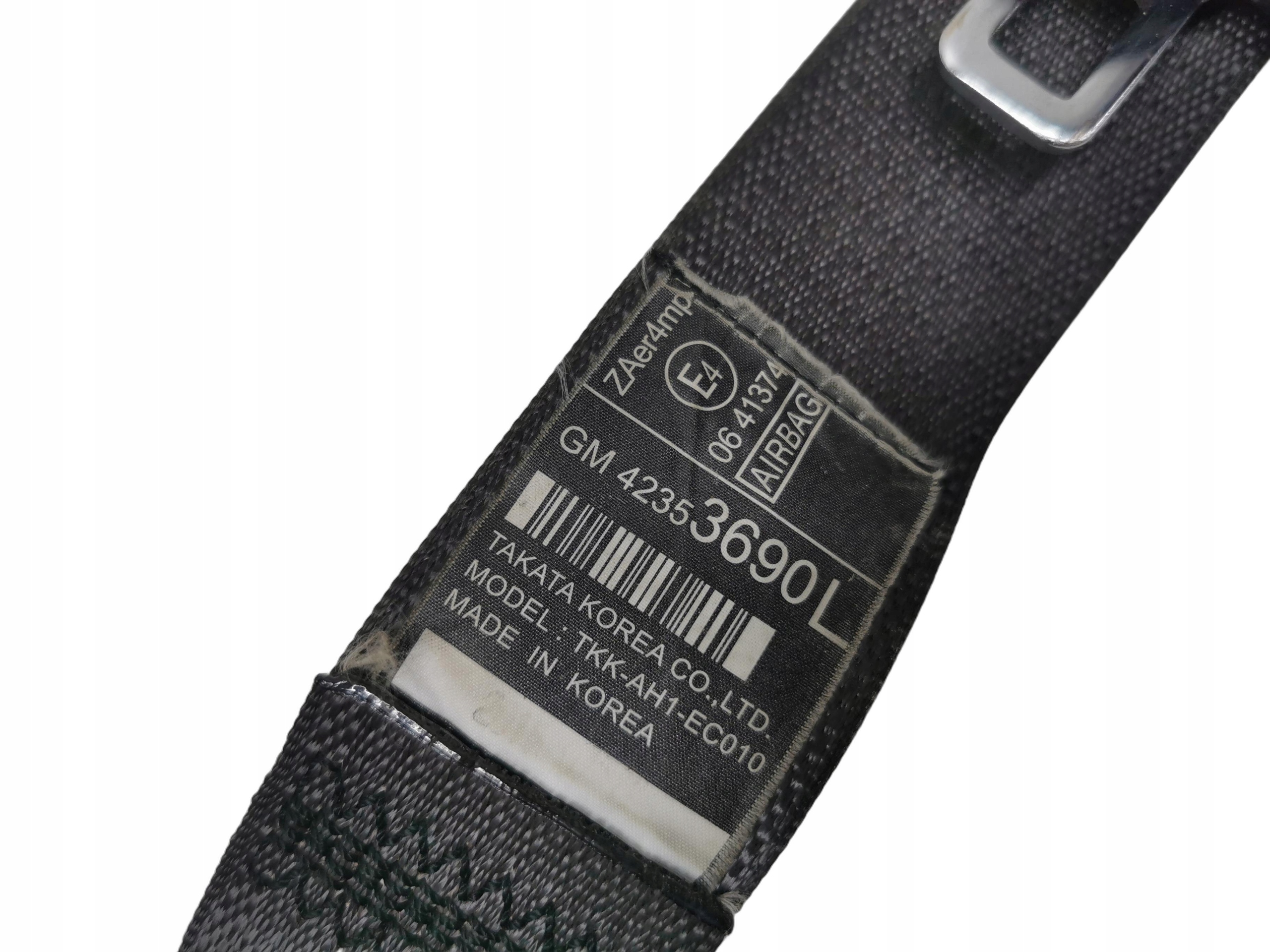 tension belt safety left front OPEL MOKKA A 2012-2016 42353690