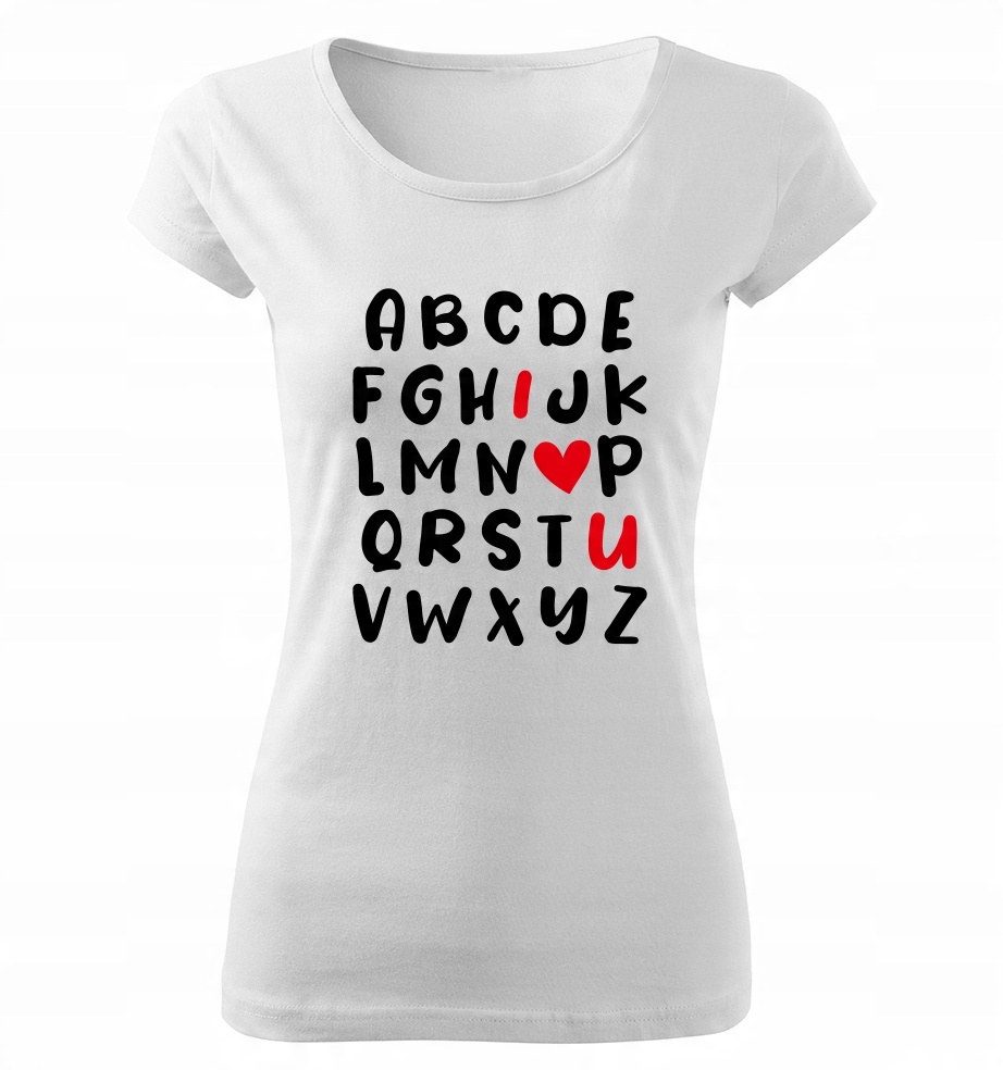 

Koszulka I love you wykreślanka miłosna M ver24