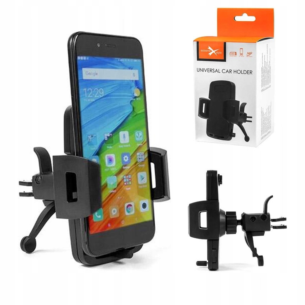 UCHWYT SAMOCHODOWY NA KRATKĘ WENTYLACYJNĄ DO AUTA SAMOCHODU TELEFONU