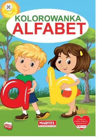 

Kolorowanka malowanka Alfabet MAR-6