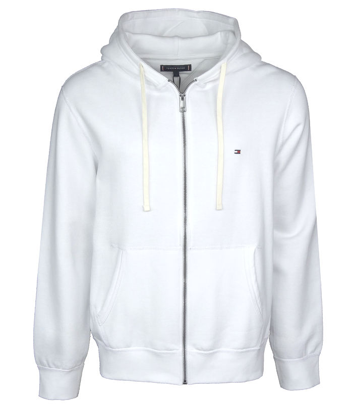 Tommy Hilfiger pánská mikina, rozepínací, bílá, L