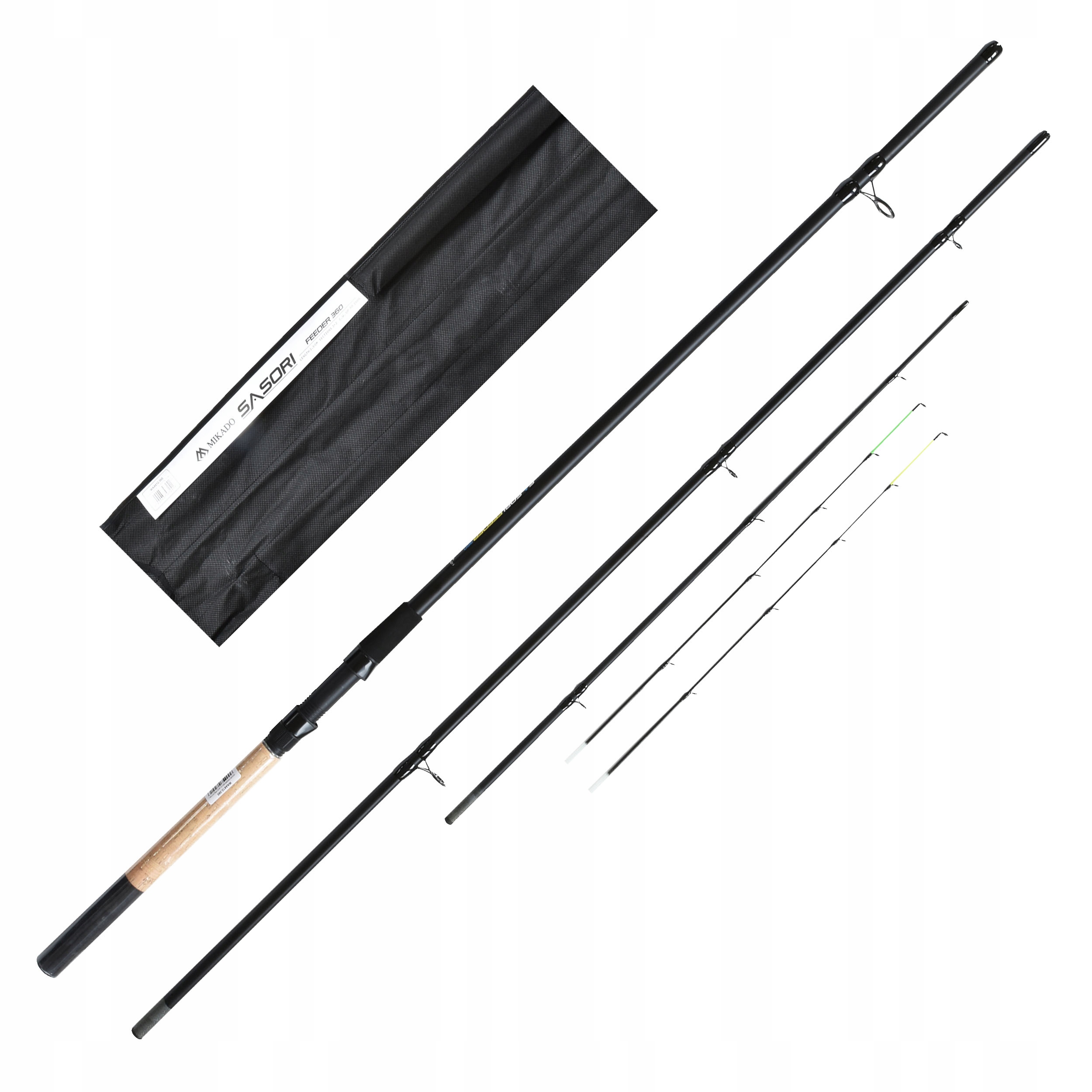 Wędka gruntowa Mikado Sasori Feeder 3.60m 0-100g +2 wymienne szczytówki