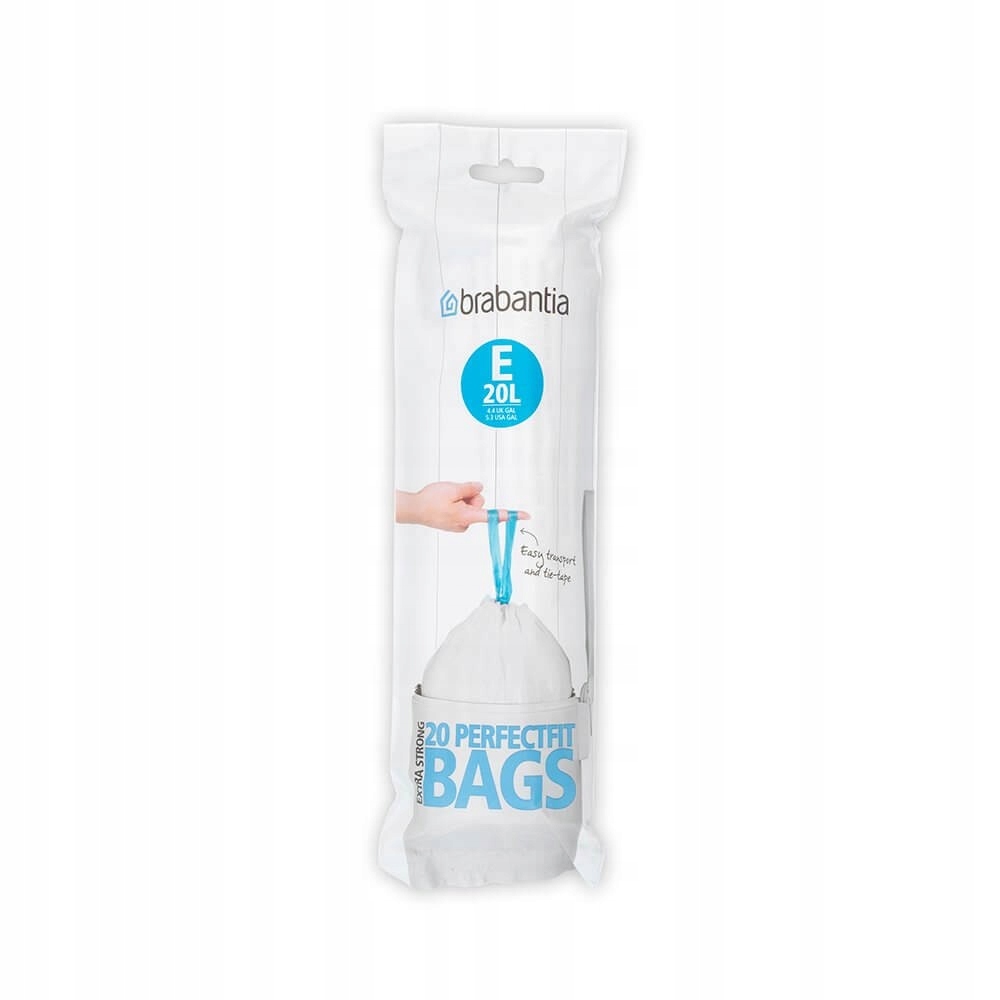 

Brabantia Worki na śmieci Rozmiar E 20L - 20 szt