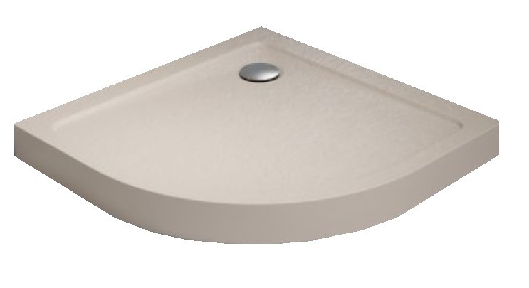 Brodzik półokrągły Doros A Compact Stone Kaszmir 80x80 Radaway