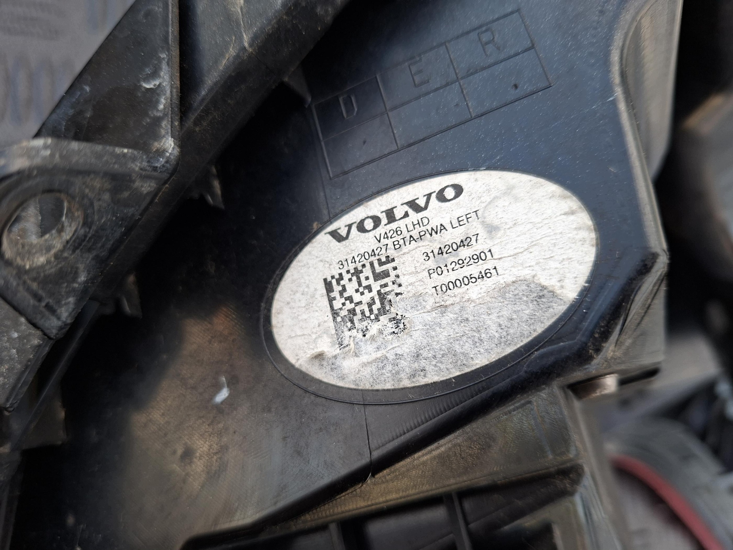 light rear part left rear left 31420427 EUROPA VOLVO XC60 II