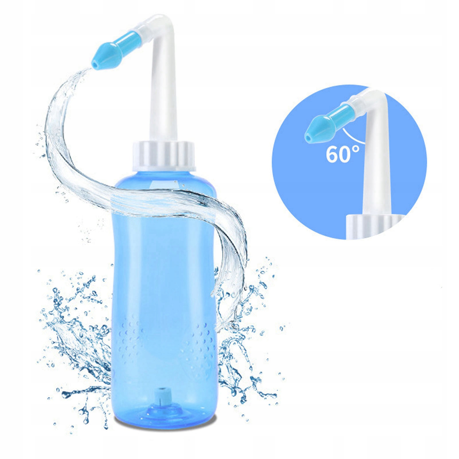 IRYGATOR DO PŁUKANIA NOSA I ZATOK 500ML DLA DOROSŁYCH DZIECI