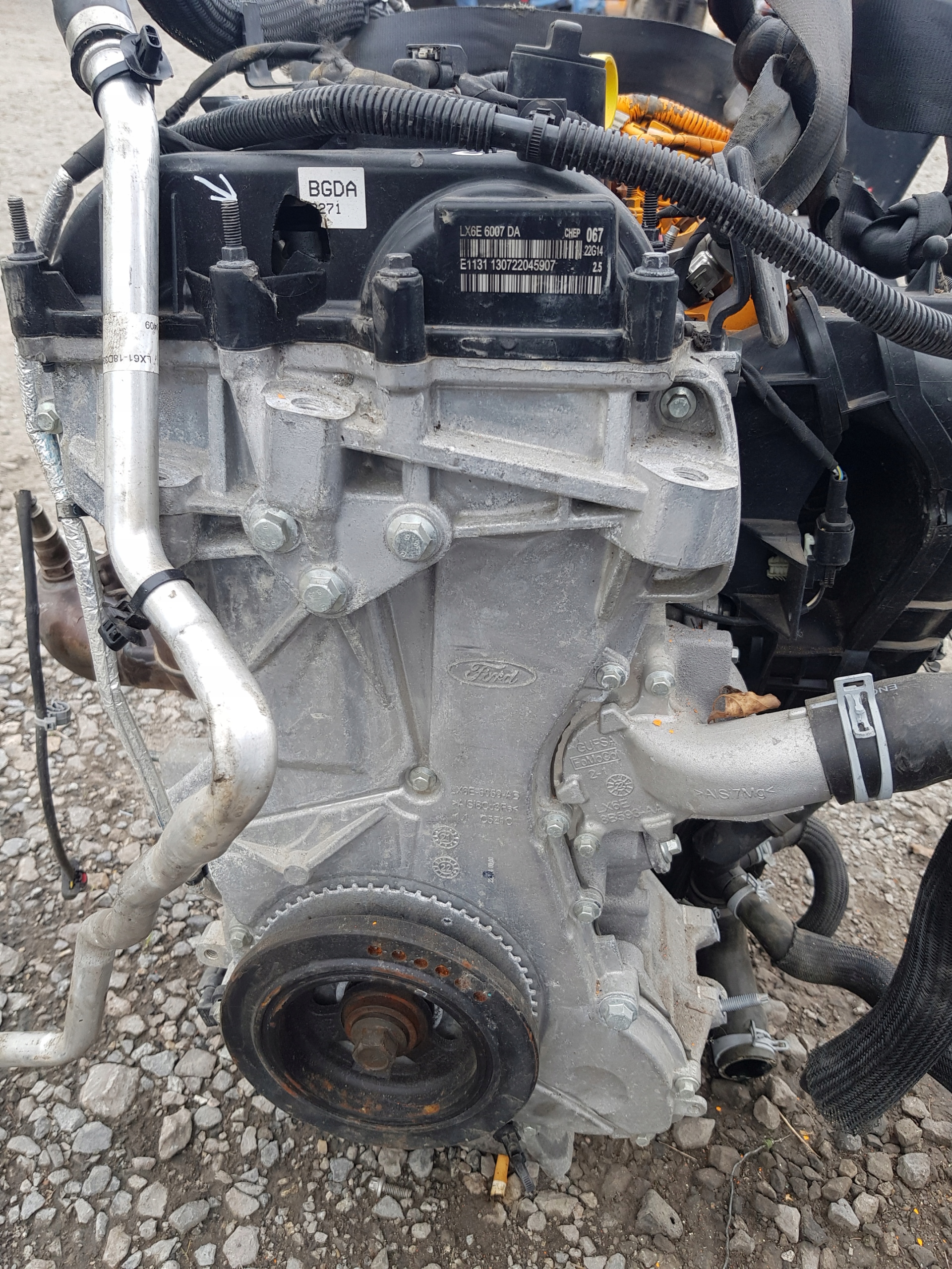 FORD KUGA MK3 2.5 HYBRYDA 2022 BGDA engine complete KPL 17 TYS KM