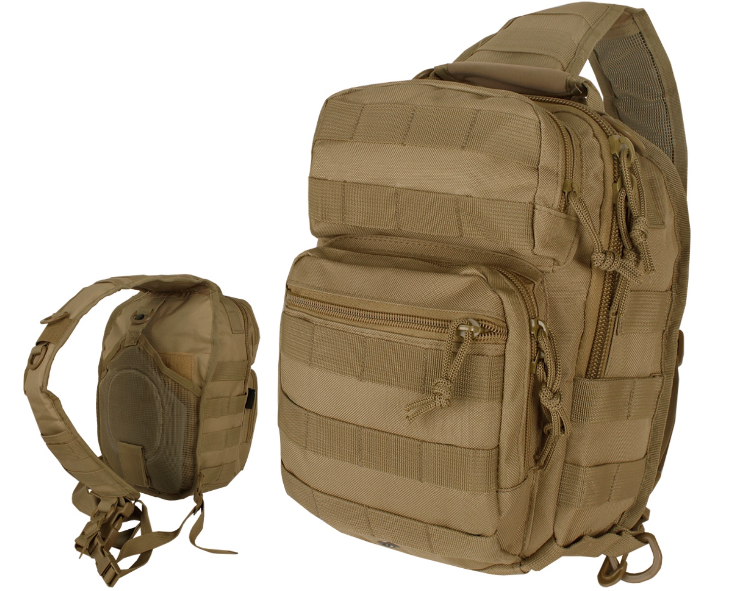 Batoh taška přes rameno Mil-Tec One Strap Assault 10 l Coyote