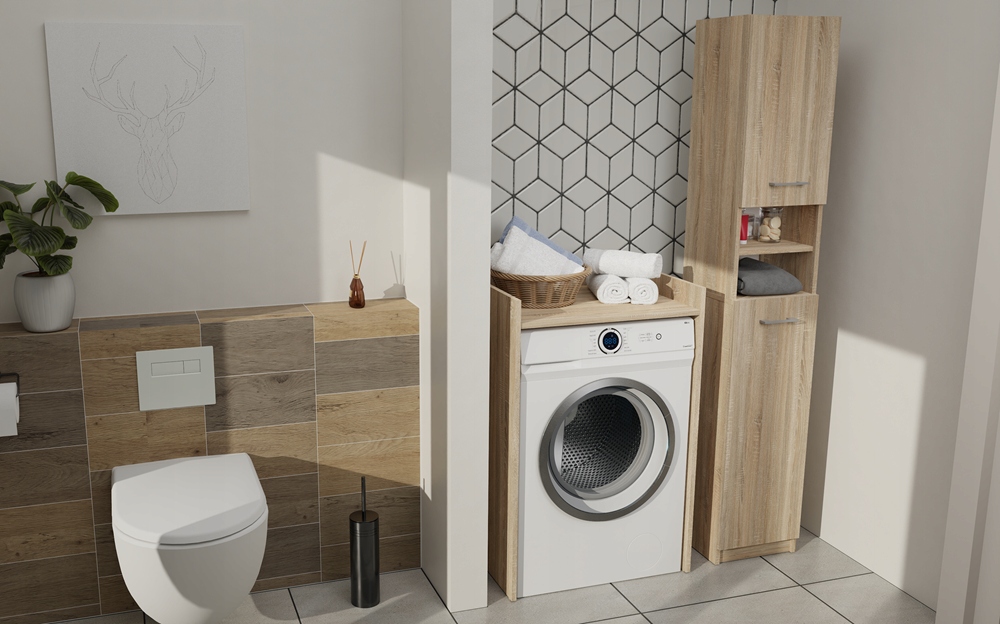 SZAFKA ŁAZIENKOWA NA PRALKE POLA NP - DĄB SONOMA Kod producenta POLA NP SONOMA