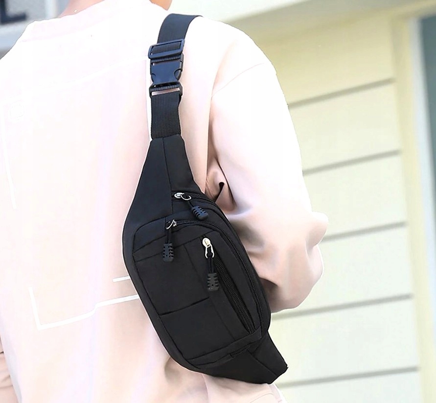 Nerka Męska Wodoodporna pojemna kieszeń na pasku Rodzaj biodrowa