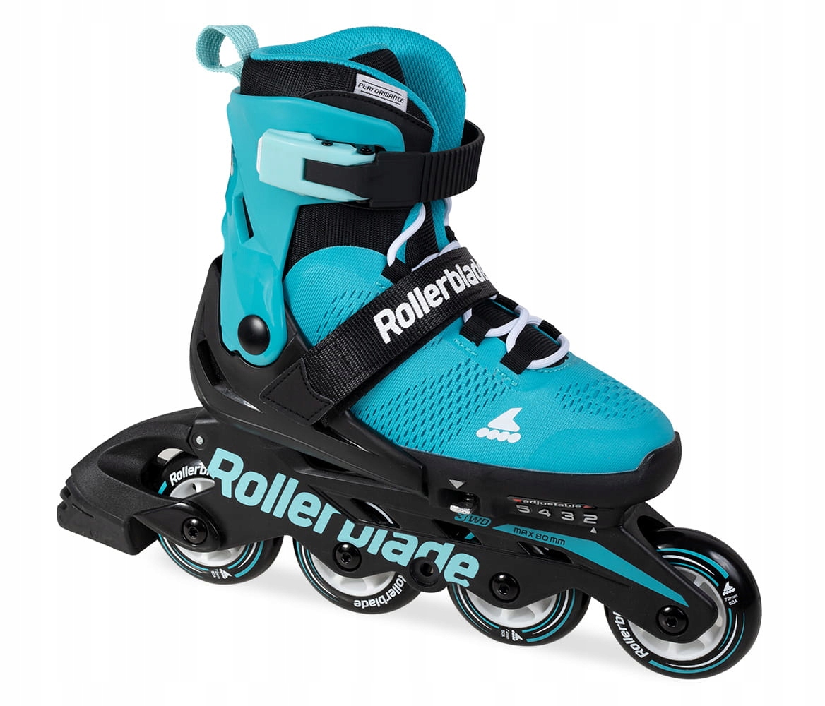 ROLKI ROLLERBLADE MICROBLADE AQUA / BLACK 33-36,5 Marka Rollerblade