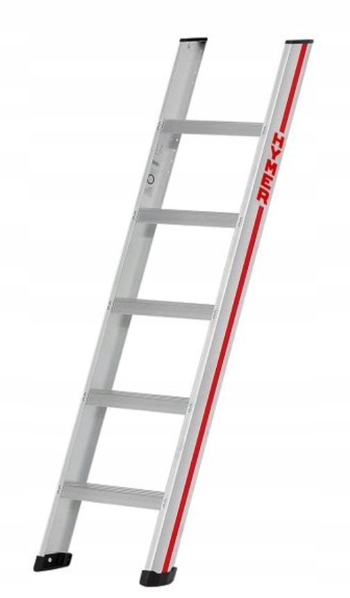 Drabinka schodová hymer 5 stupňov 1,5 m, dĺžka strieborná max. 150 kg