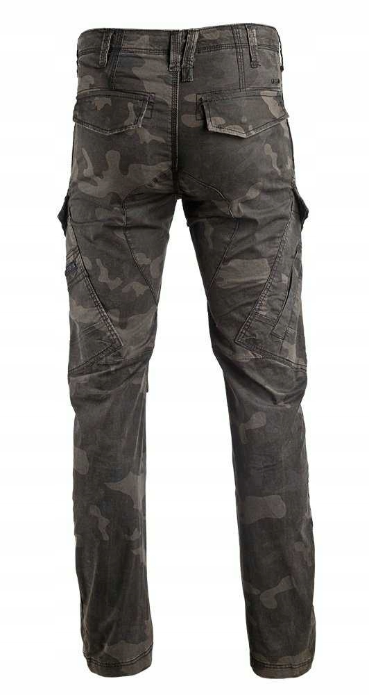 Spodnie BRANDIT Adven Slim Fit Trousers Darkcamo M Długość nogawki długa
