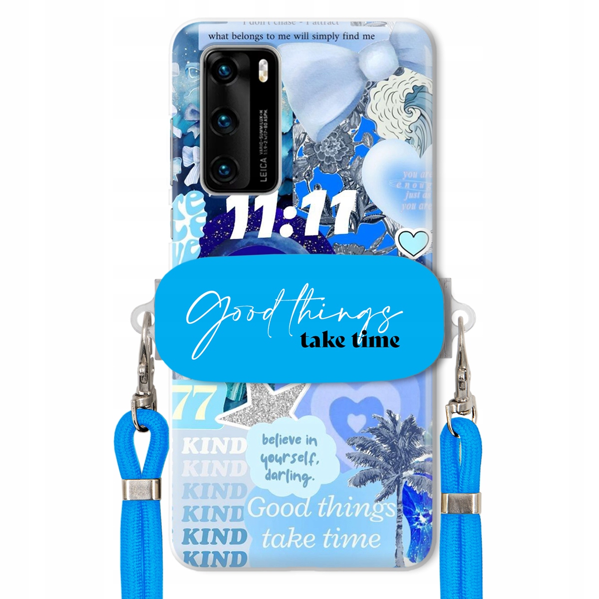Pouzdro pro Huawei Mate 40 Lite Držák Crossbody vodítko Good Things Dovolená