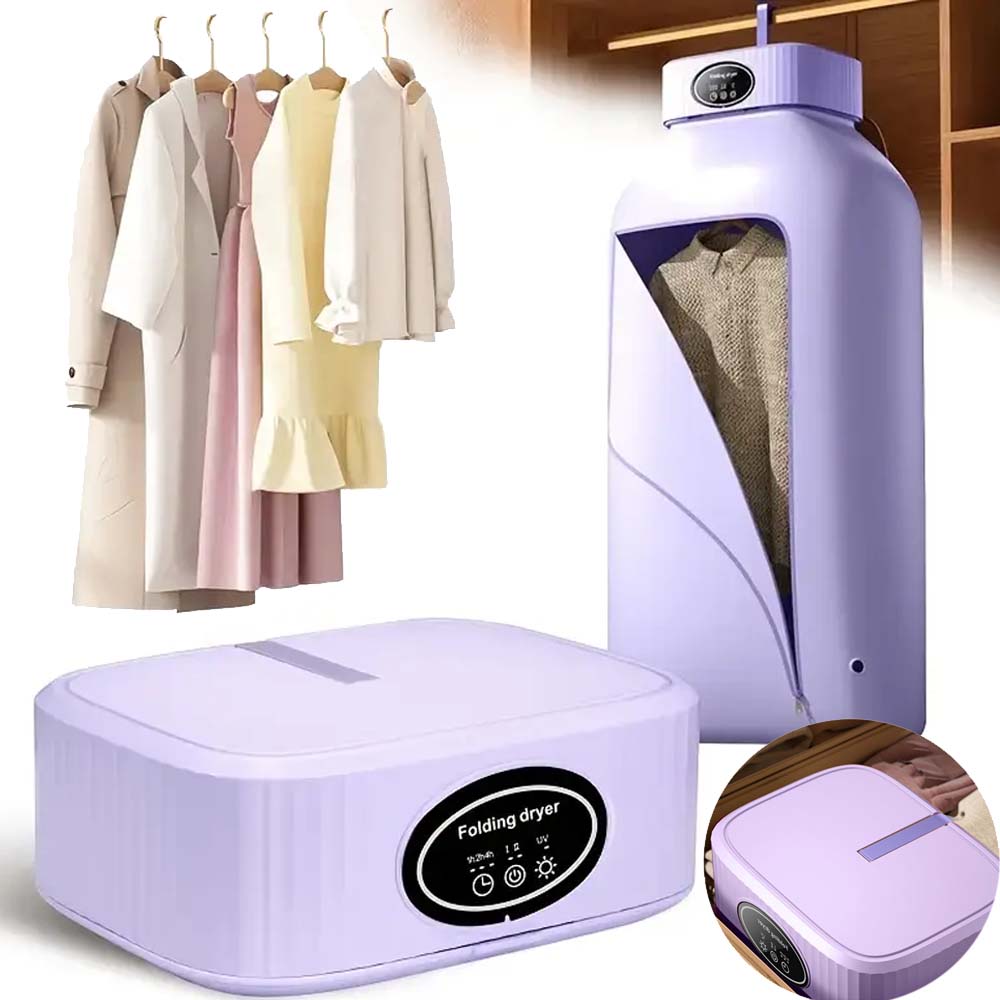 Levně Mini Přenosná Sušák Na Prádlo S Rychleschnoucím Časovačem 600 W