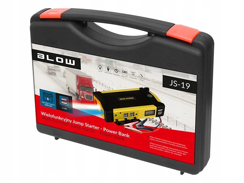 Мощный JUMP STARTER Powerbank BLOW JS-19 16800mAh