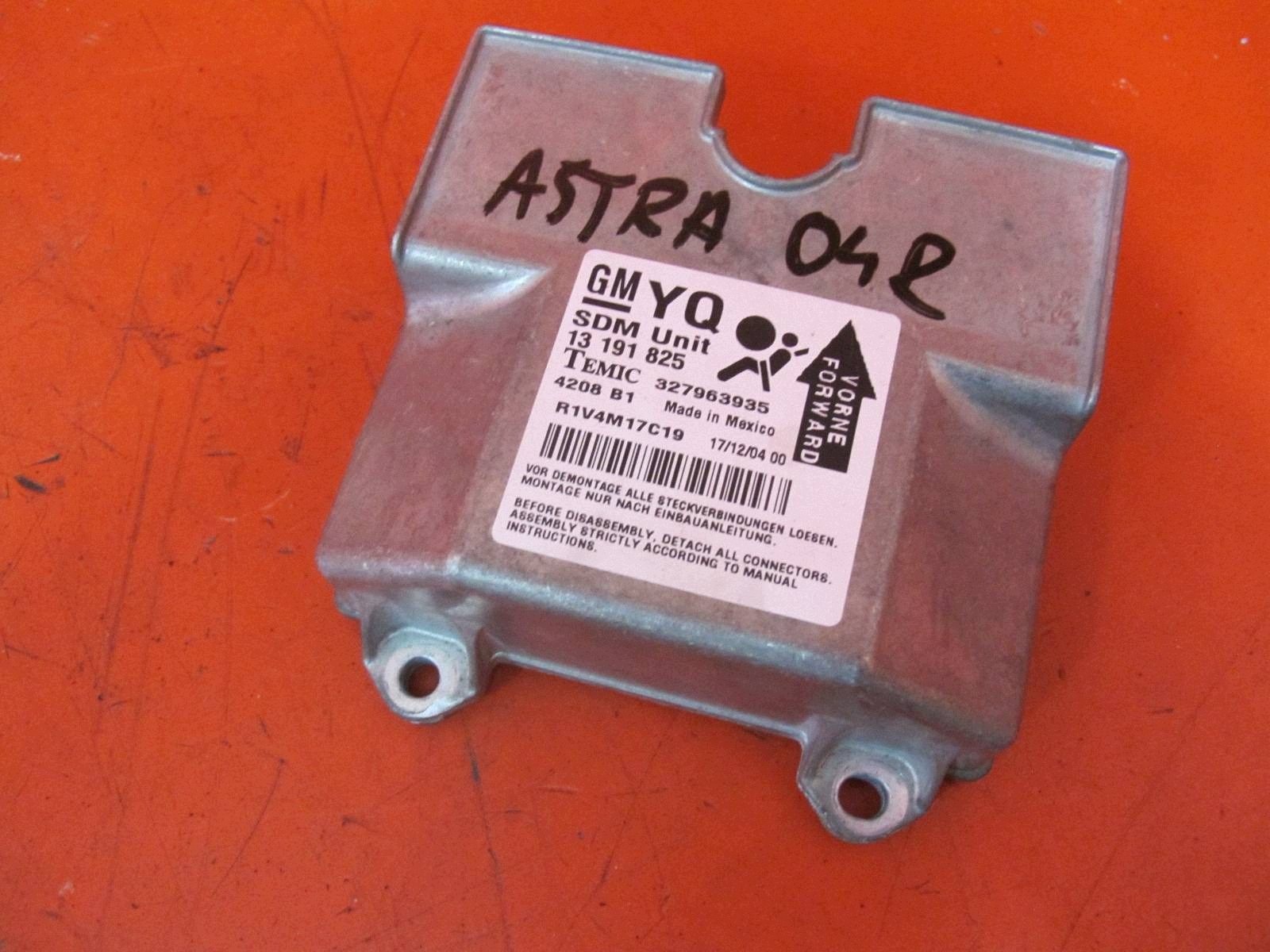 OPEL ASTRA H 3 III 04- module SENSOR control unit airbag 13191825