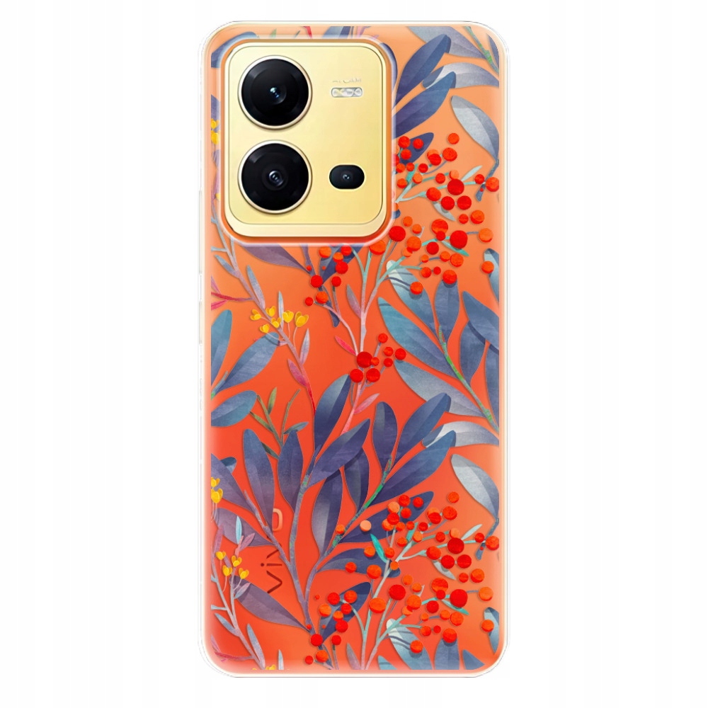 Silikonowe etui iSaprio Rowanberry do Vivo X80 Lite 5G