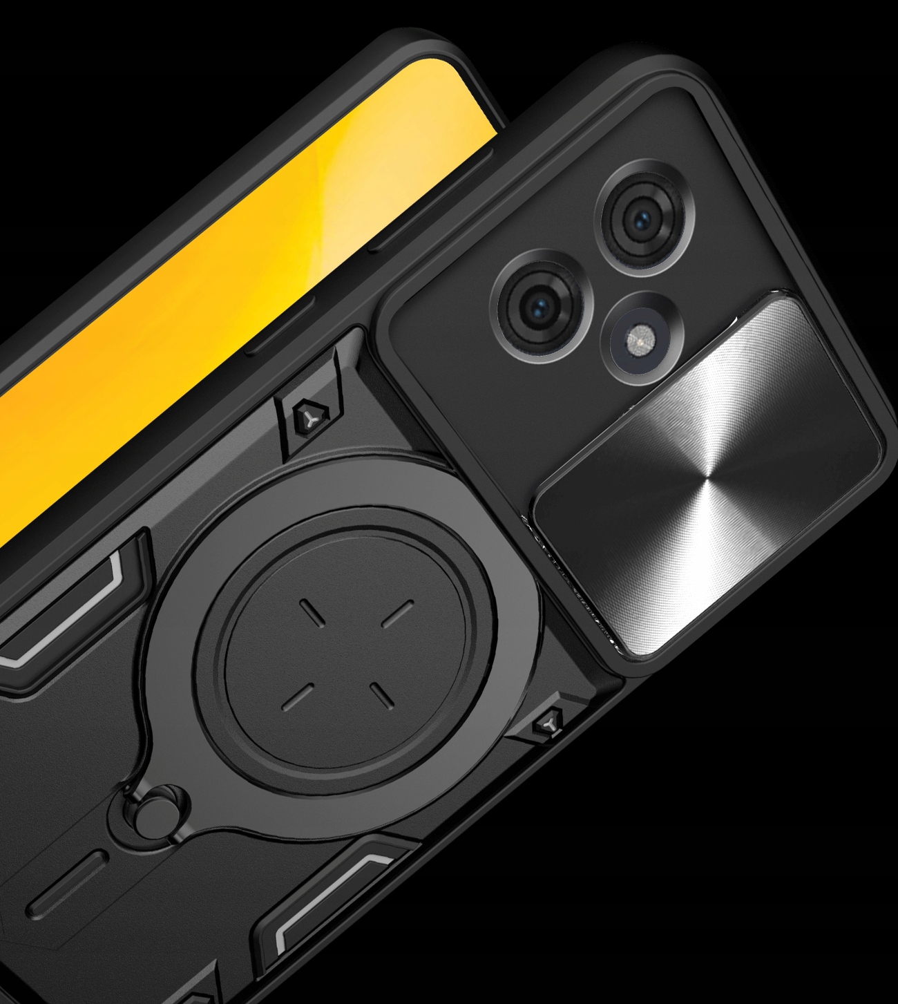 ETUI PANCERNE CASE COVER OBUDOWA FUTERAŁ RING do SAMSUNG GALAXY A25 5G Typ plecki