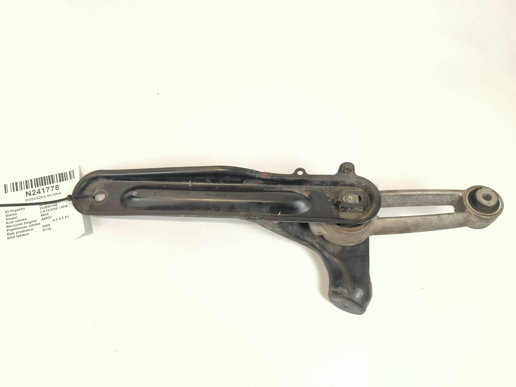 Support plaque PORSCHE CAYENNE et 9PA
