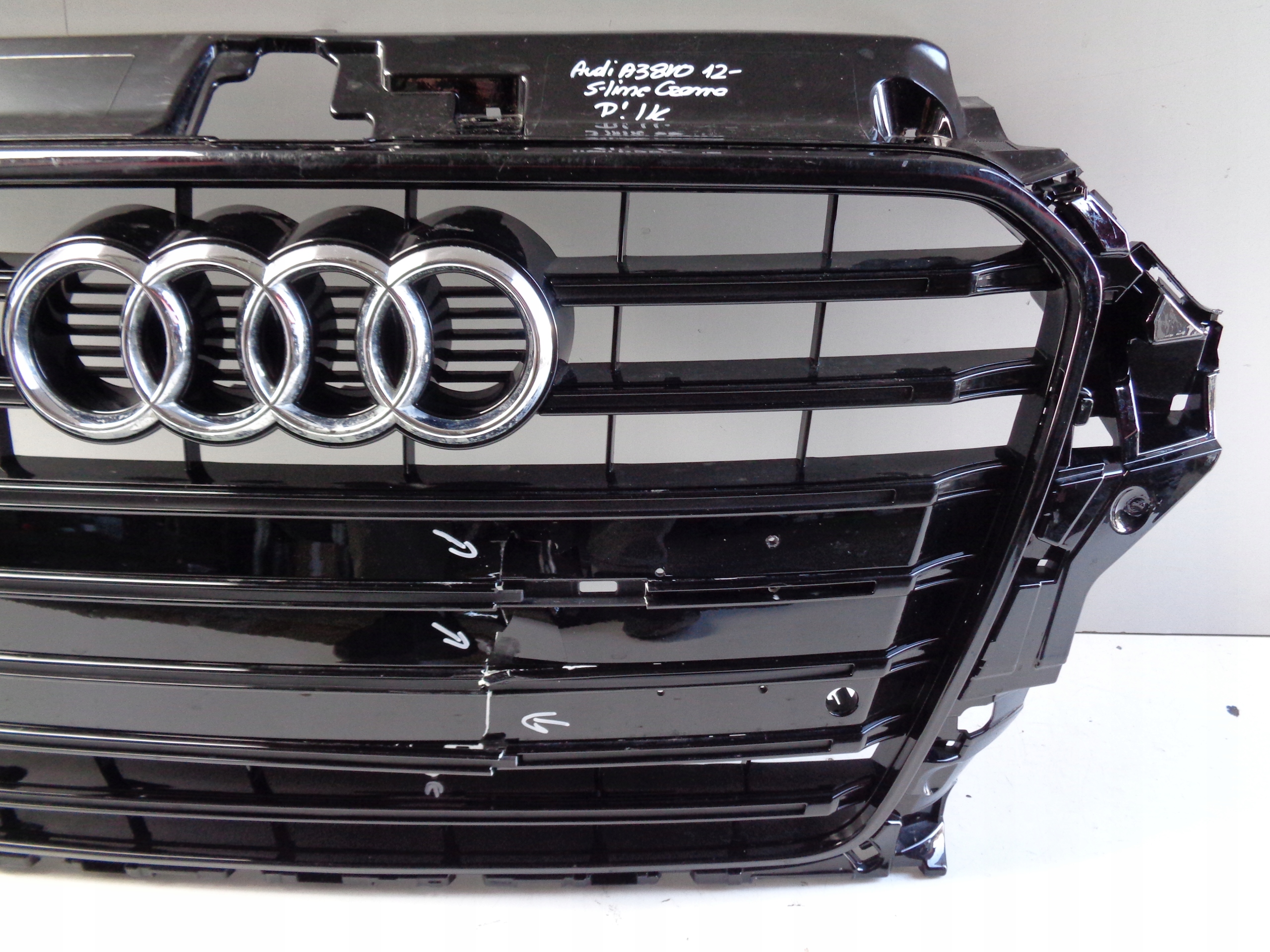 Grille AUDI A3 8V 8V0 12-16 S-LINE SHADOW BLACK