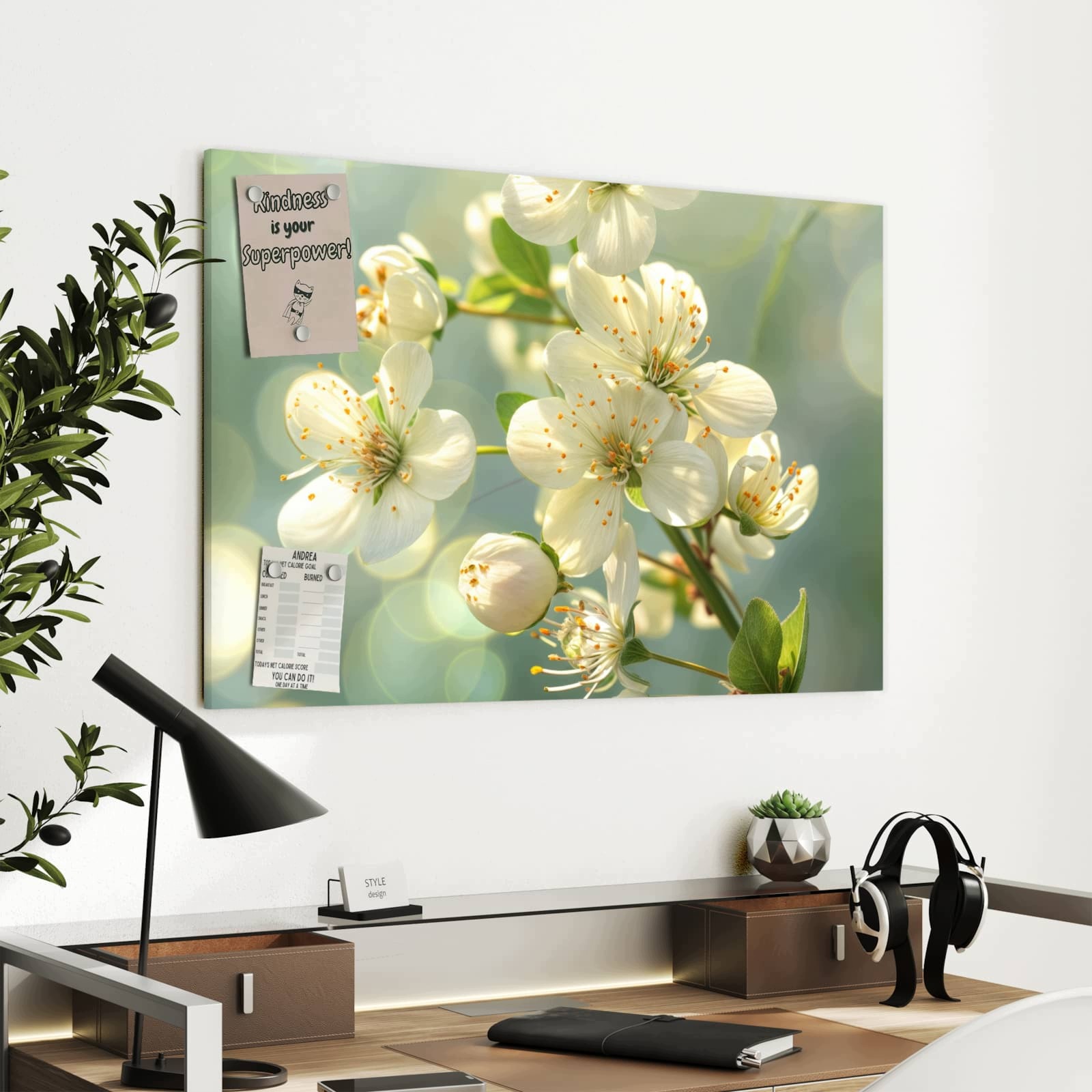 Magnetická tabule Wiosna budzi se 90 × 60 cm