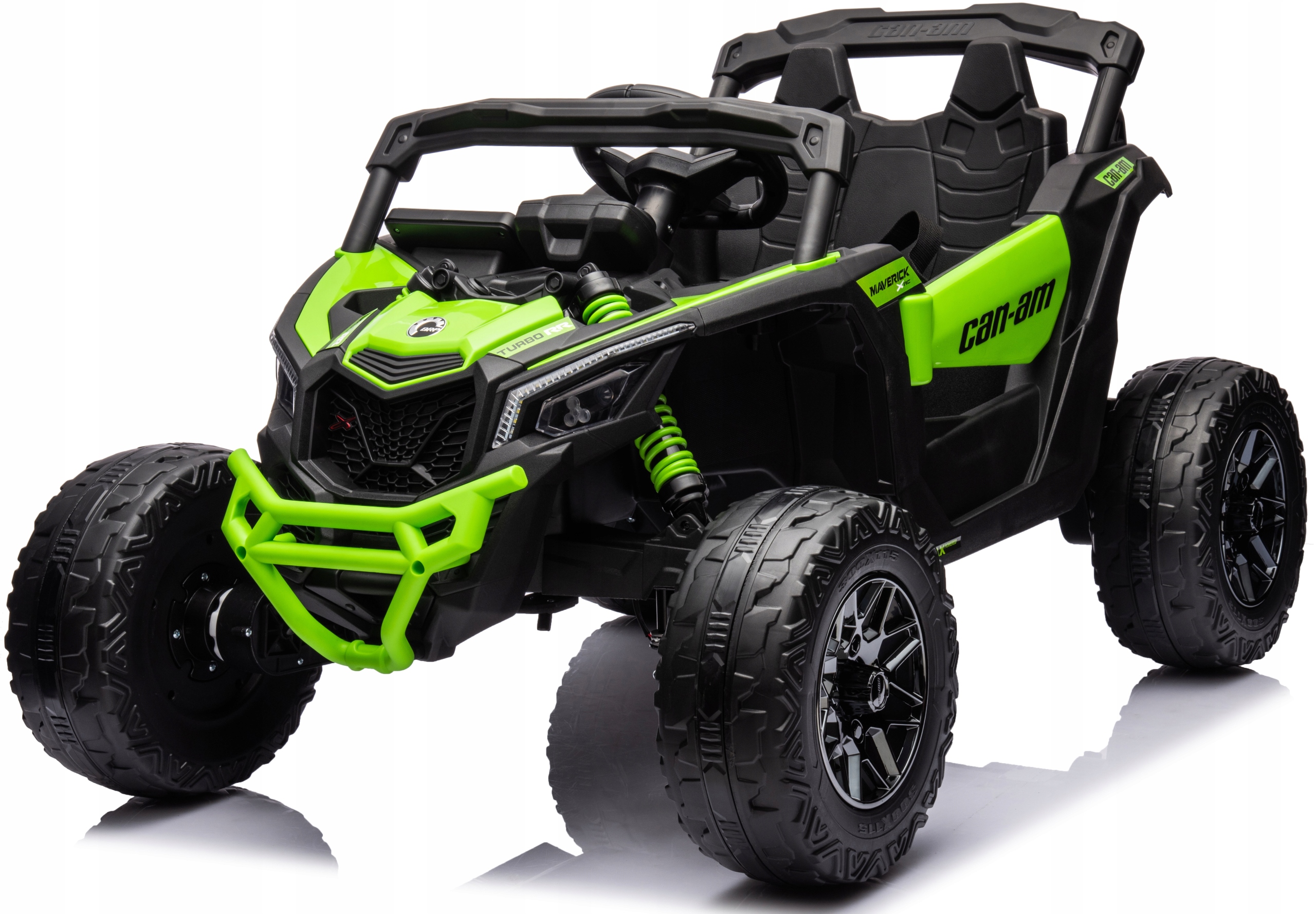 Buggy Can-Am Maverick 24V auto na akumulator 4x4 Pilot Skóra Eva 800WAT