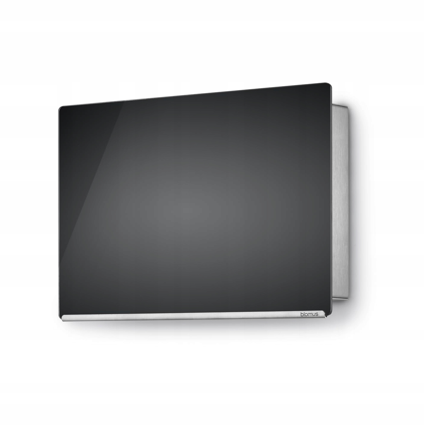 Blomus Velio Magnetická skrinka na kľúče sklenená predná strana čierna