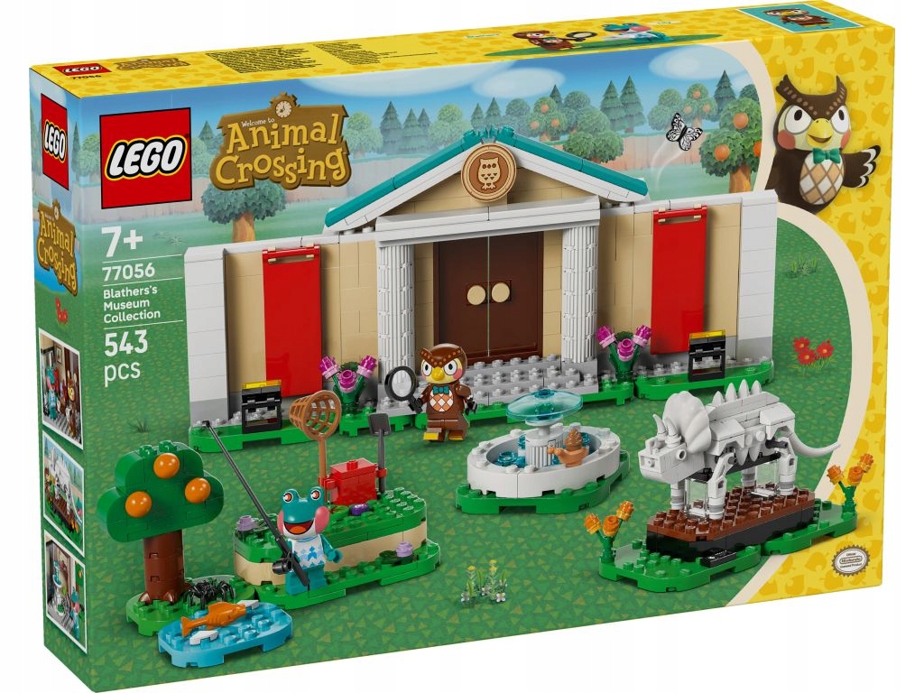 Lego 77056 Animal Crossing Blathers a muzejní sbírka