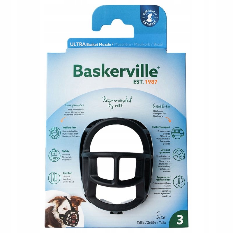 Levně Baskerville Ultra 2.0 náhubek pro psa velikost 3