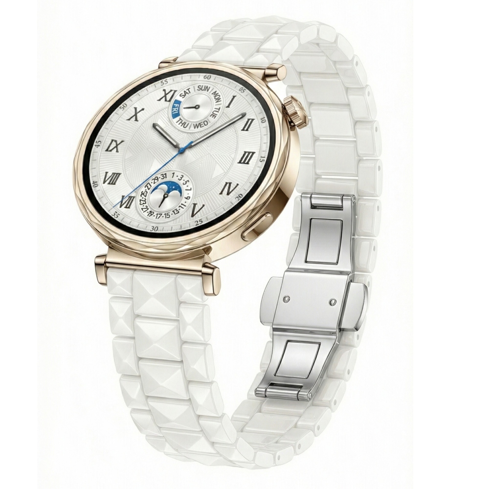 Ceramiczna Bransoleta Do Huawei Watch GT4 GT5 GT6 41MM Pro 5 42MM, 18MM