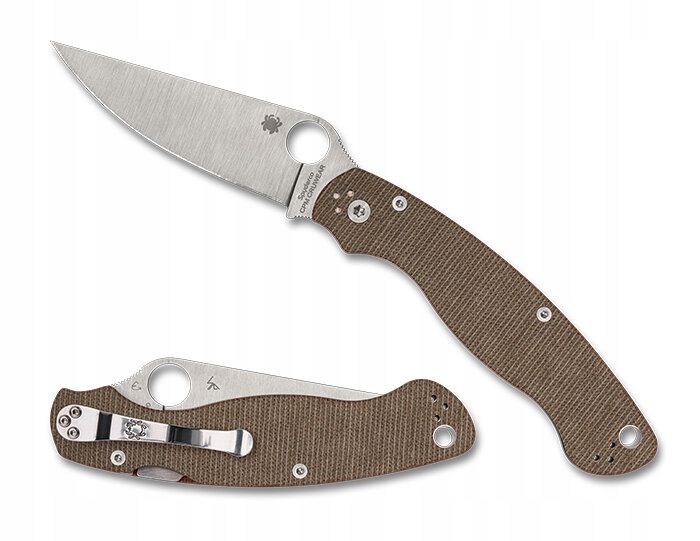 Nůž Spyderco Military Micarta Cpm Cru-Wear by Sal i Eric Glesser
