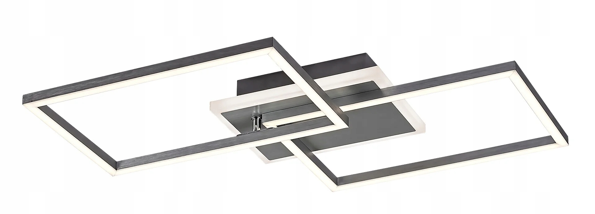 Regulovateľná stropná lampa 3 obdĺžniky Led 4000K strieborná do obývacej izby Rabalux