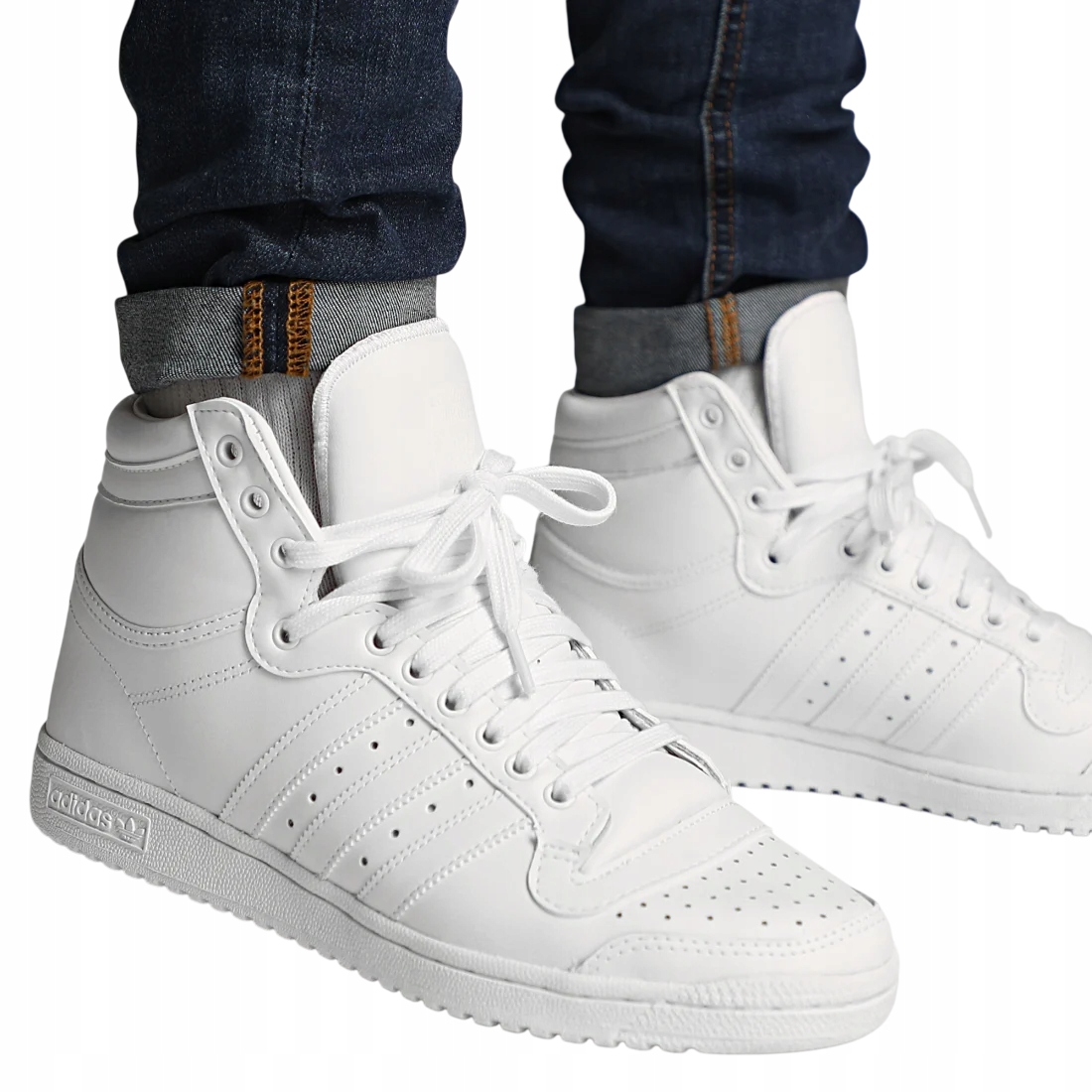 Boty Adidas Top Ten Hi Vysoké tenisky Y2K Skate Tenisky Kožené Retro