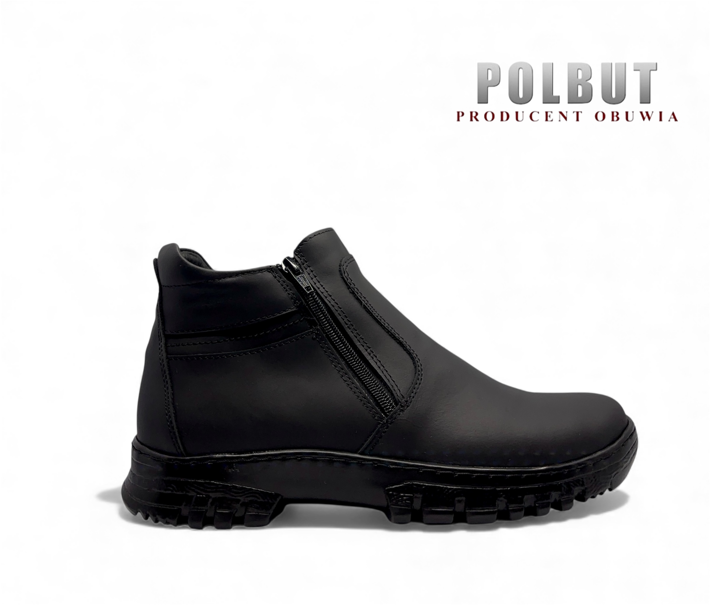 Kotníkové Boty Polbut model 2128S – přírodní kůže, velikost 43