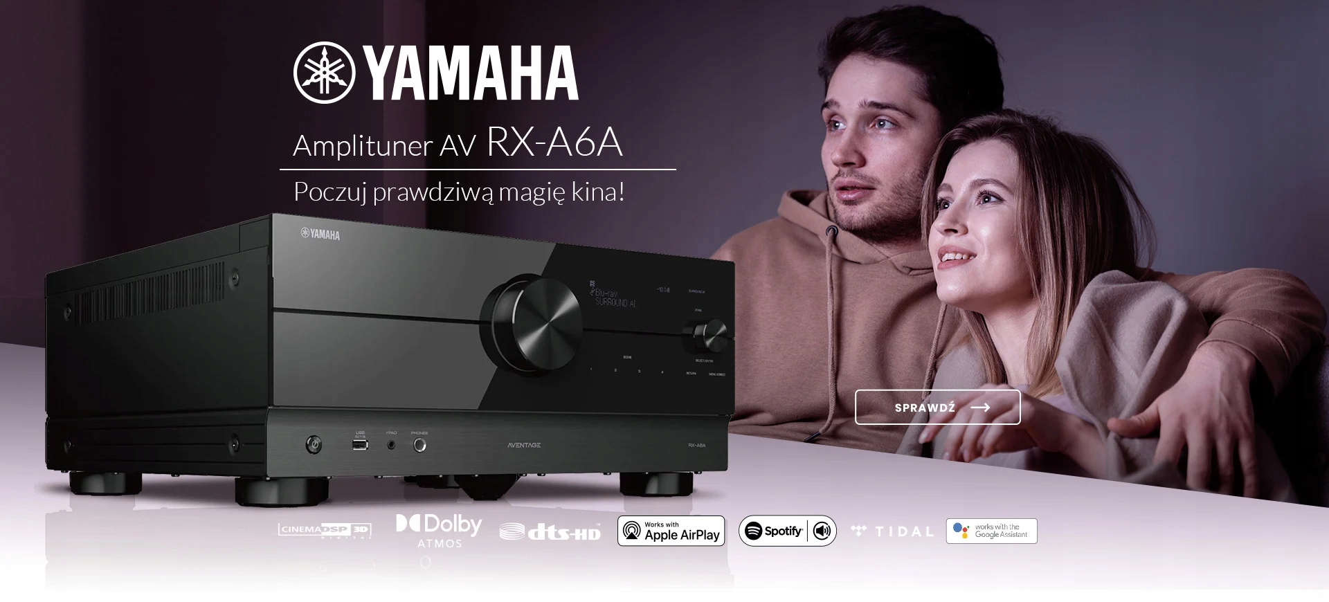 YAMAHA RX-A6A AVENTAGE SIECIOWY AMPLITUNER KINA 9.2 8K