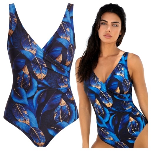 Jednodílný plavkový kostým 48 4XL Monokini Plus Size Dámský kostým