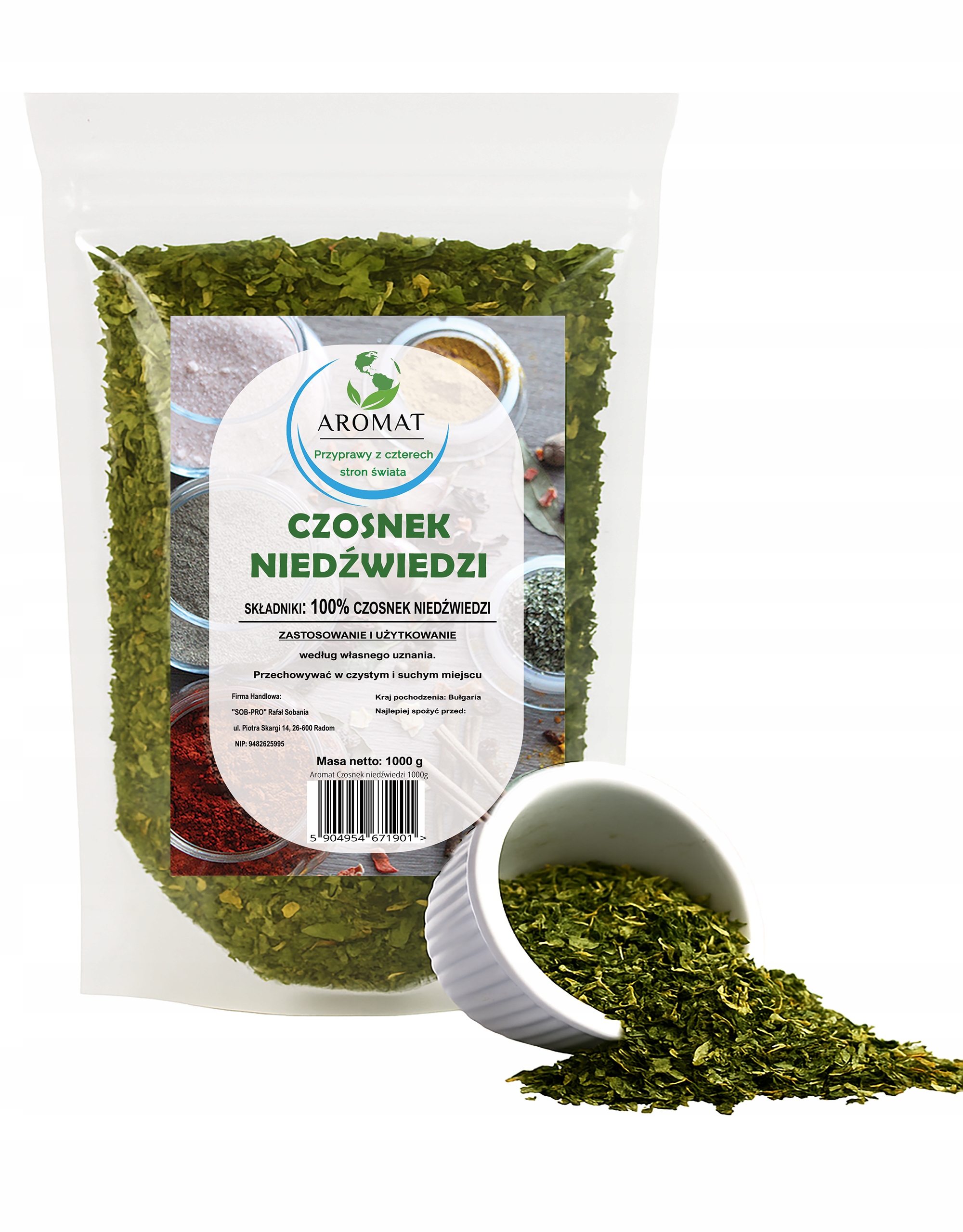 Levně Česnek Česnek 1 Kg Přírodní Aromatické Koření 1000 G
