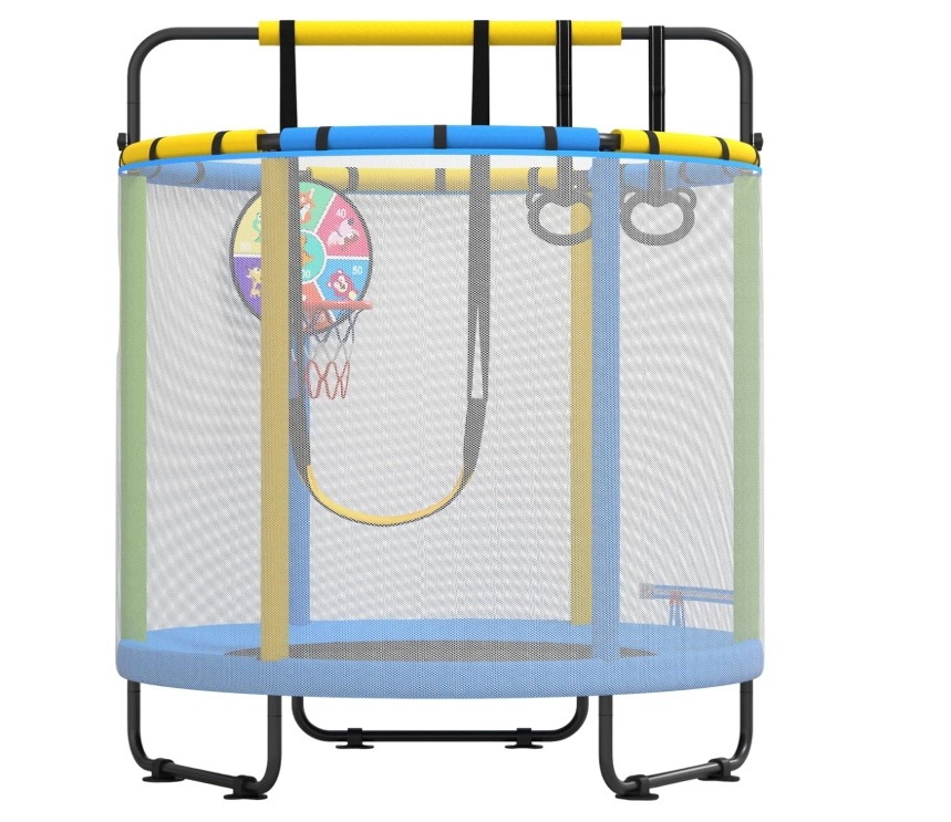 Trampolina dla dzieci regulowana trampolina do koszykówki 150 cm