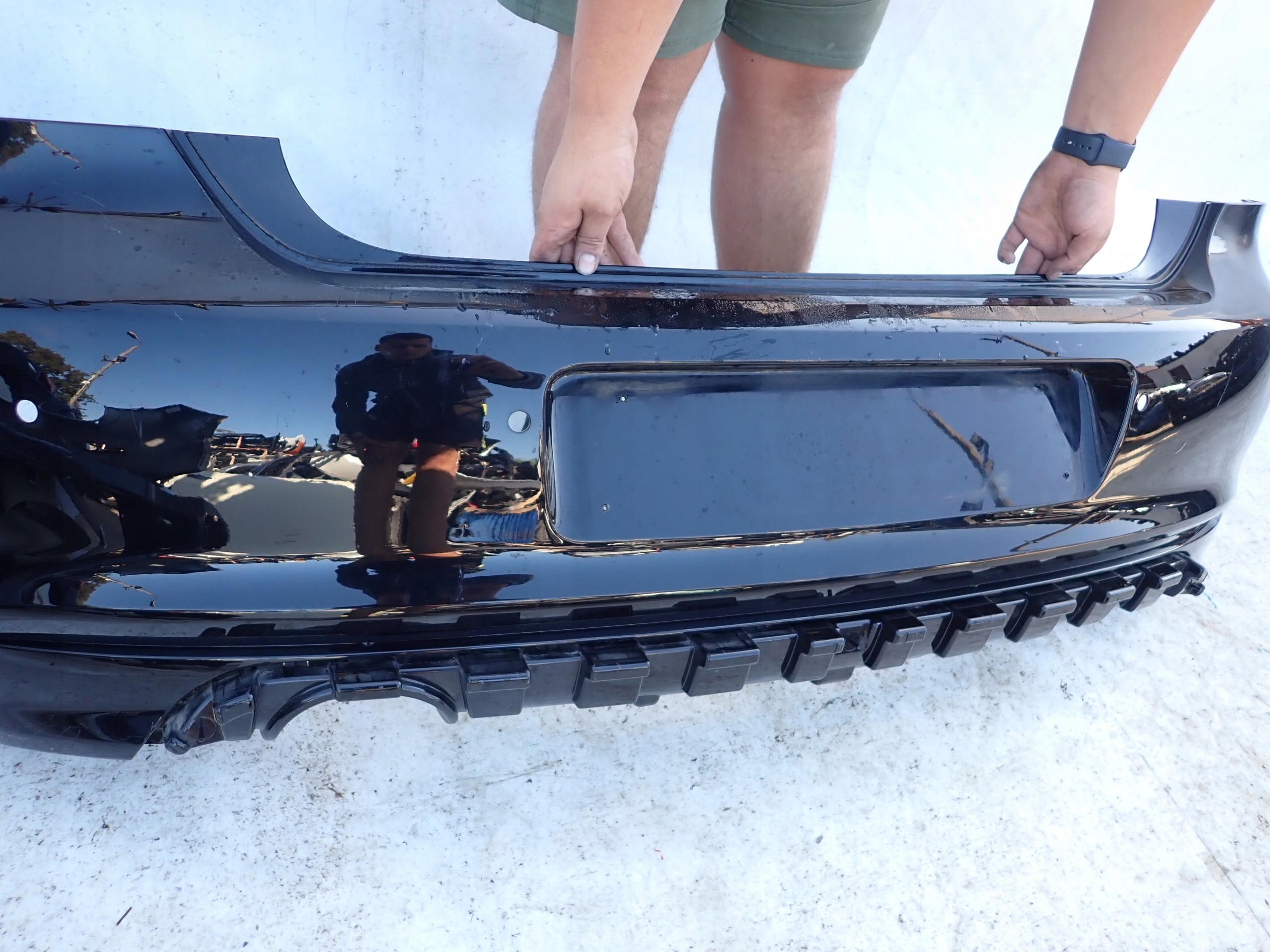 VW POLO V 6R GTI 09- bumper rear part rear PDC